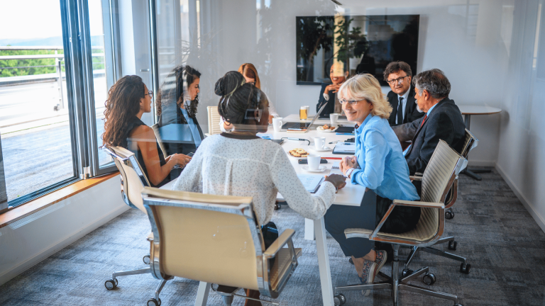 Boardroom meeting